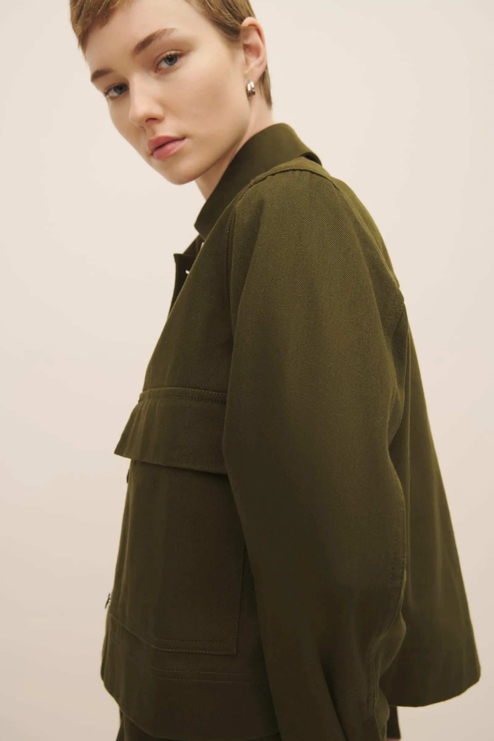 Mirror Jacket - Khaki Denim