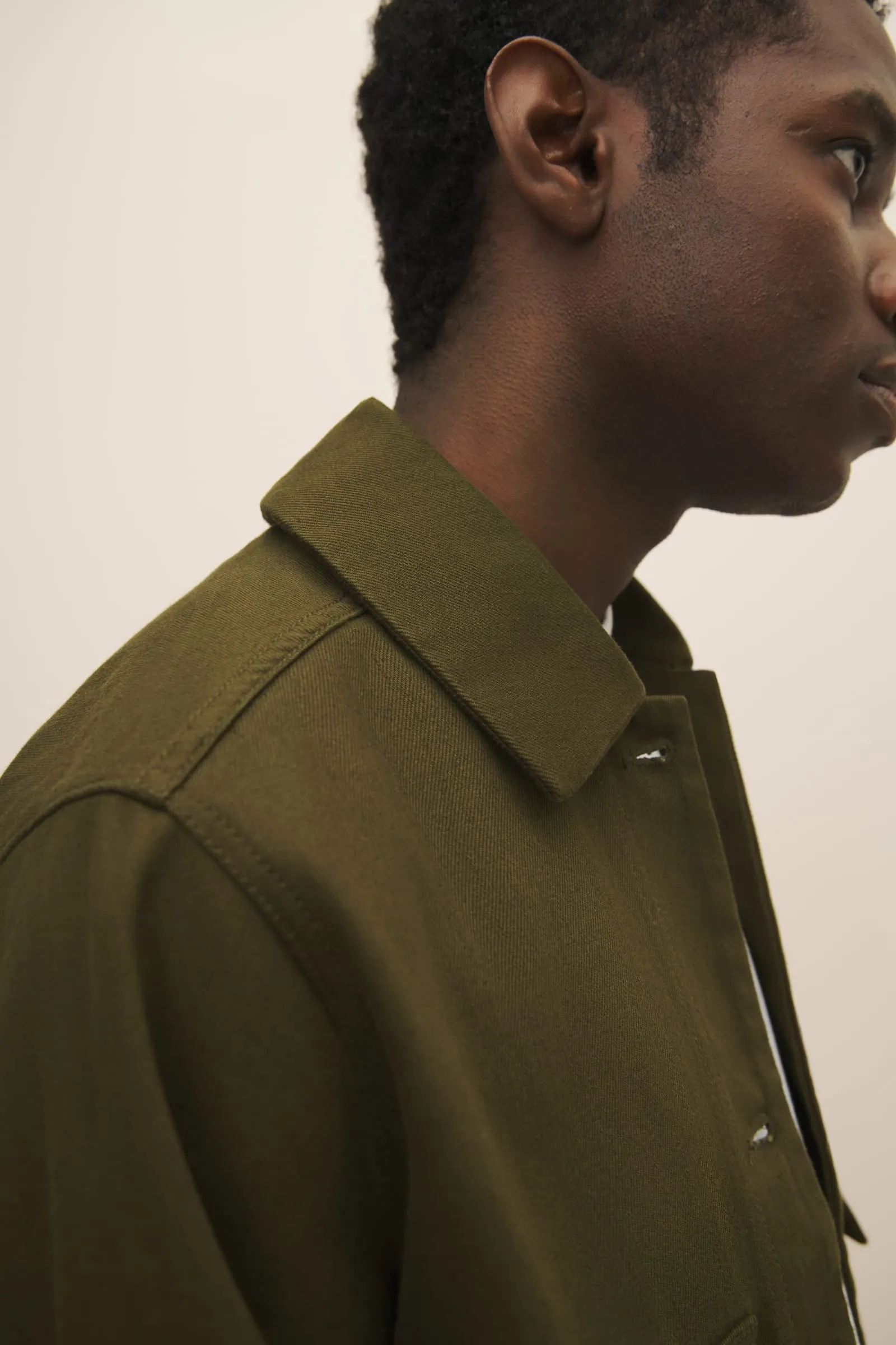 Mirror Jacket - Khaki Denim