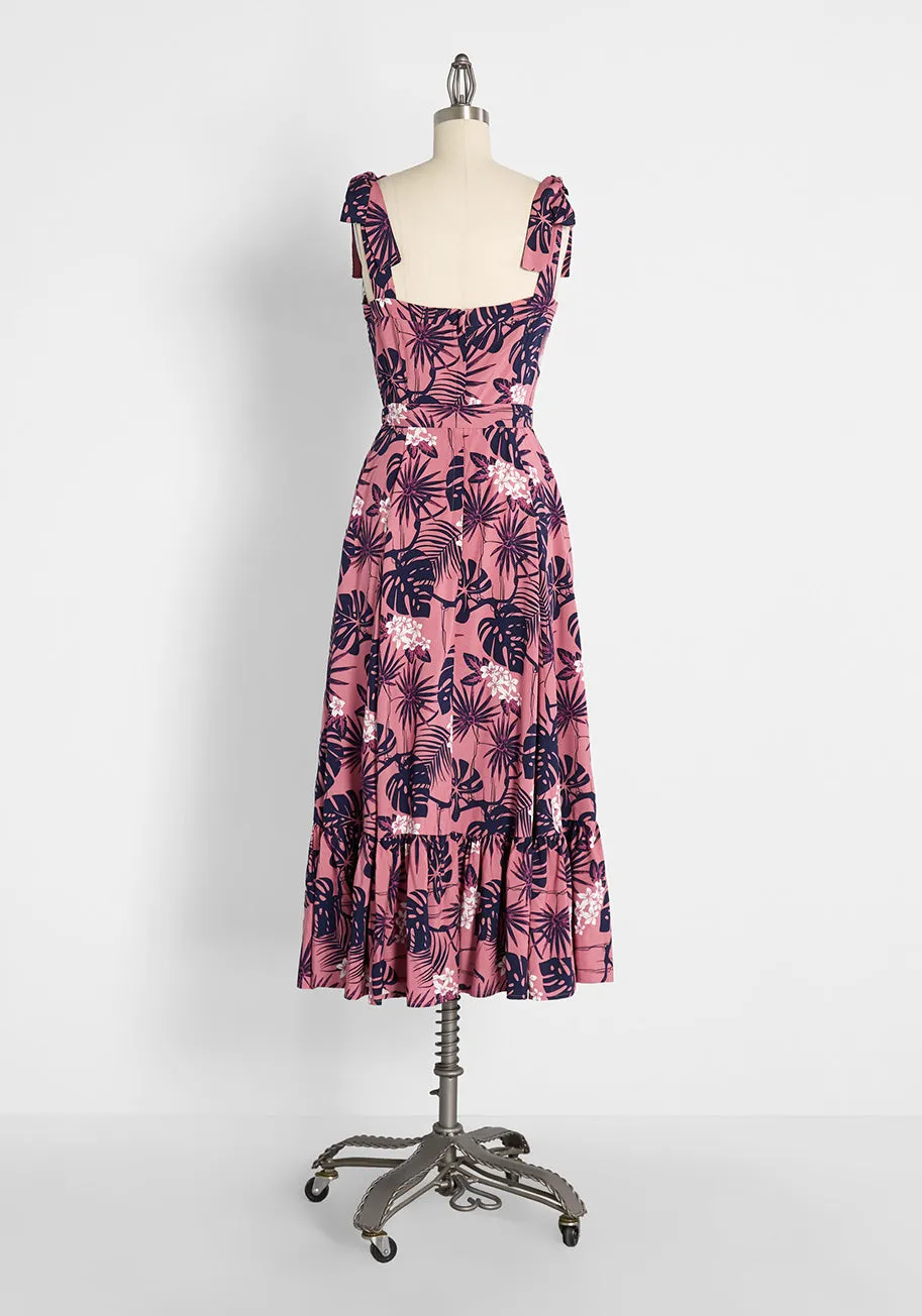 ModCloth x Collectif Beauty and The Beachcomber Midi Dress