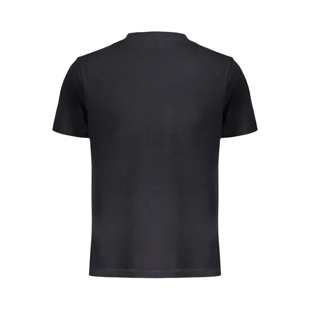 Napapijri Black Cotton T-Shirt