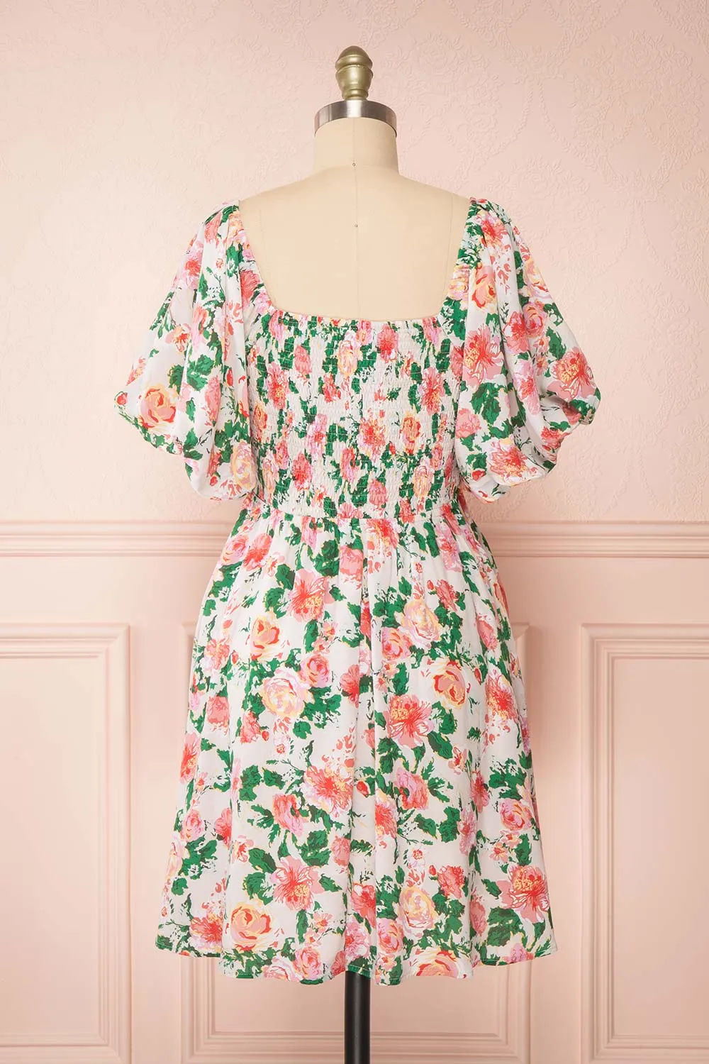 Nyla | Short Floral Dress w/ Pockets