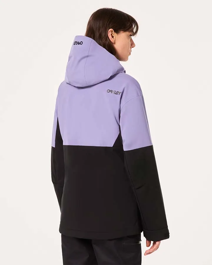 Oakley Women's Tnp Tbt Insulated Anorak - Blackout/New Lilac