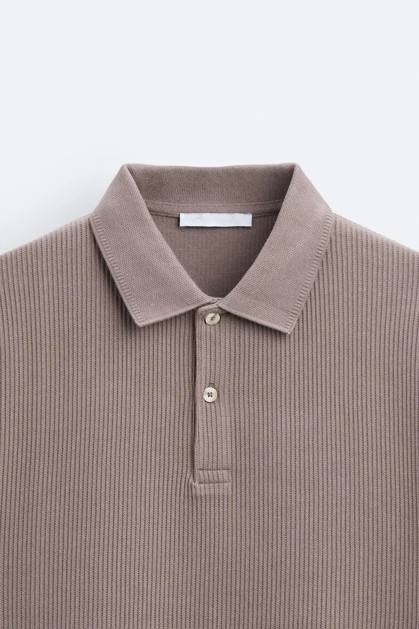 Old Money Textured Button Polo T-Shirt