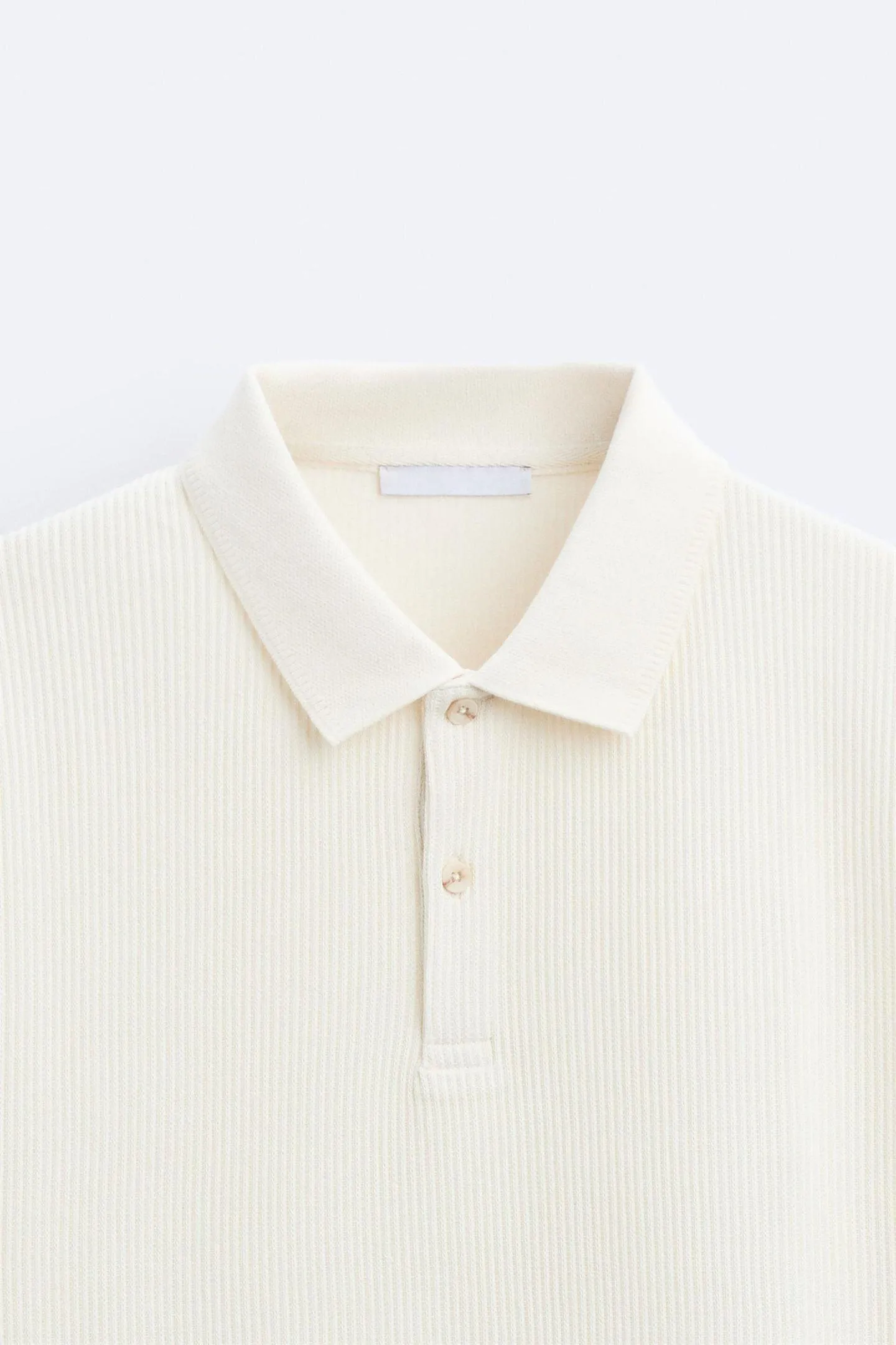 Old Money Textured Button Polo T-Shirt