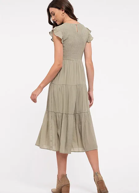 Olive Midi Dress