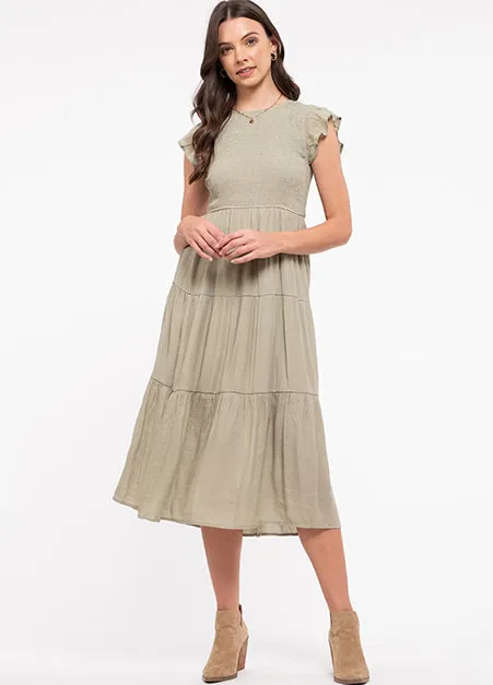 Olive Midi Dress