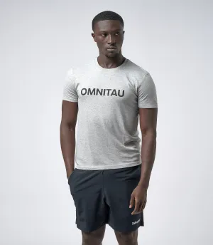 Omnitau Men's OmniX Organic Cotton Omni Crew Neck T-Shirt - Heather Grey