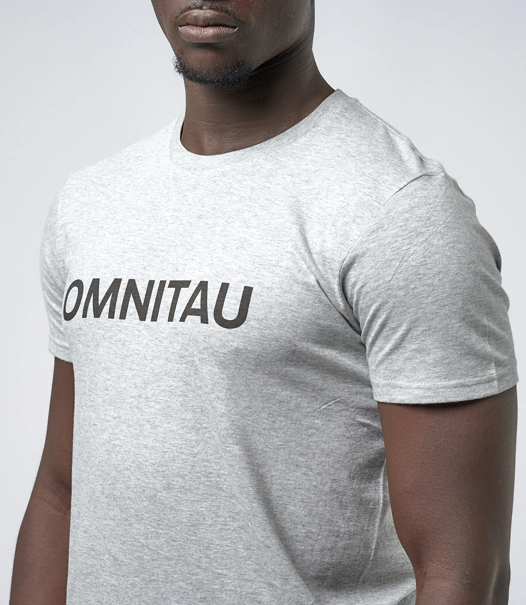 Omnitau Men's OmniX Organic Cotton Omni Crew Neck T-Shirt - Heather Grey