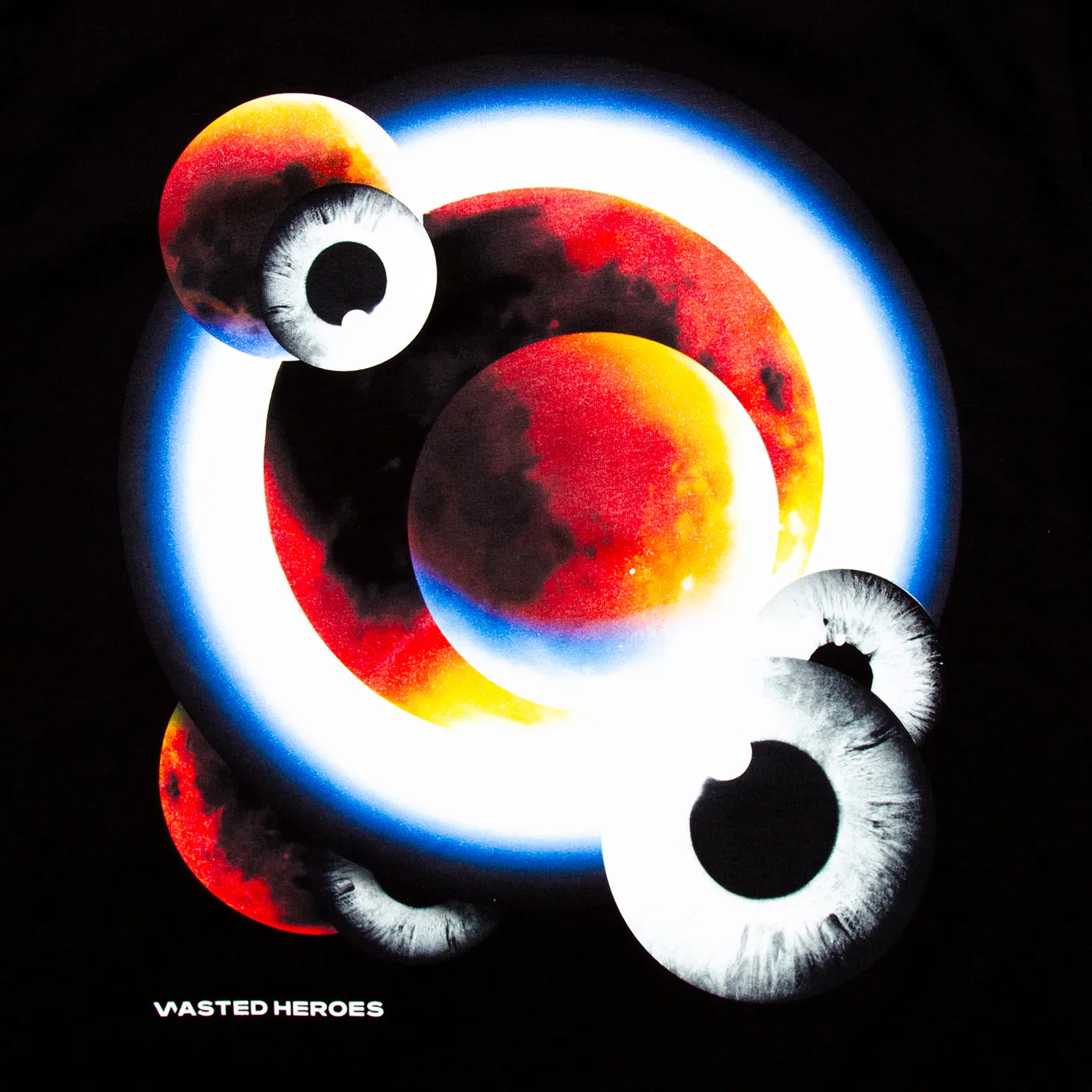 Orbital 004 Back Print - Tshirt - Black