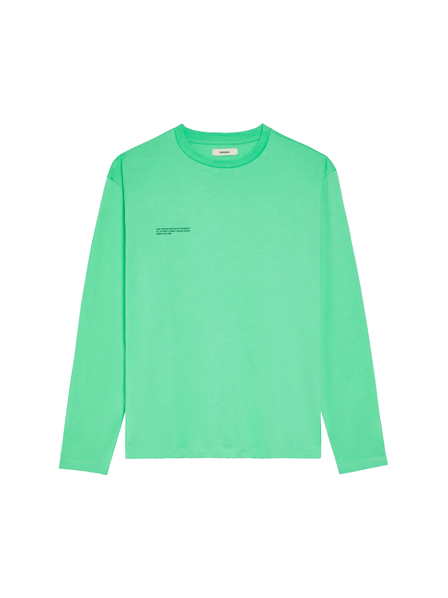 Organic Cotton Lightweight Long Sleeve T-shirt—spearmint green