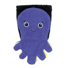 Organic Cotton Squid Washcloth Pupppet