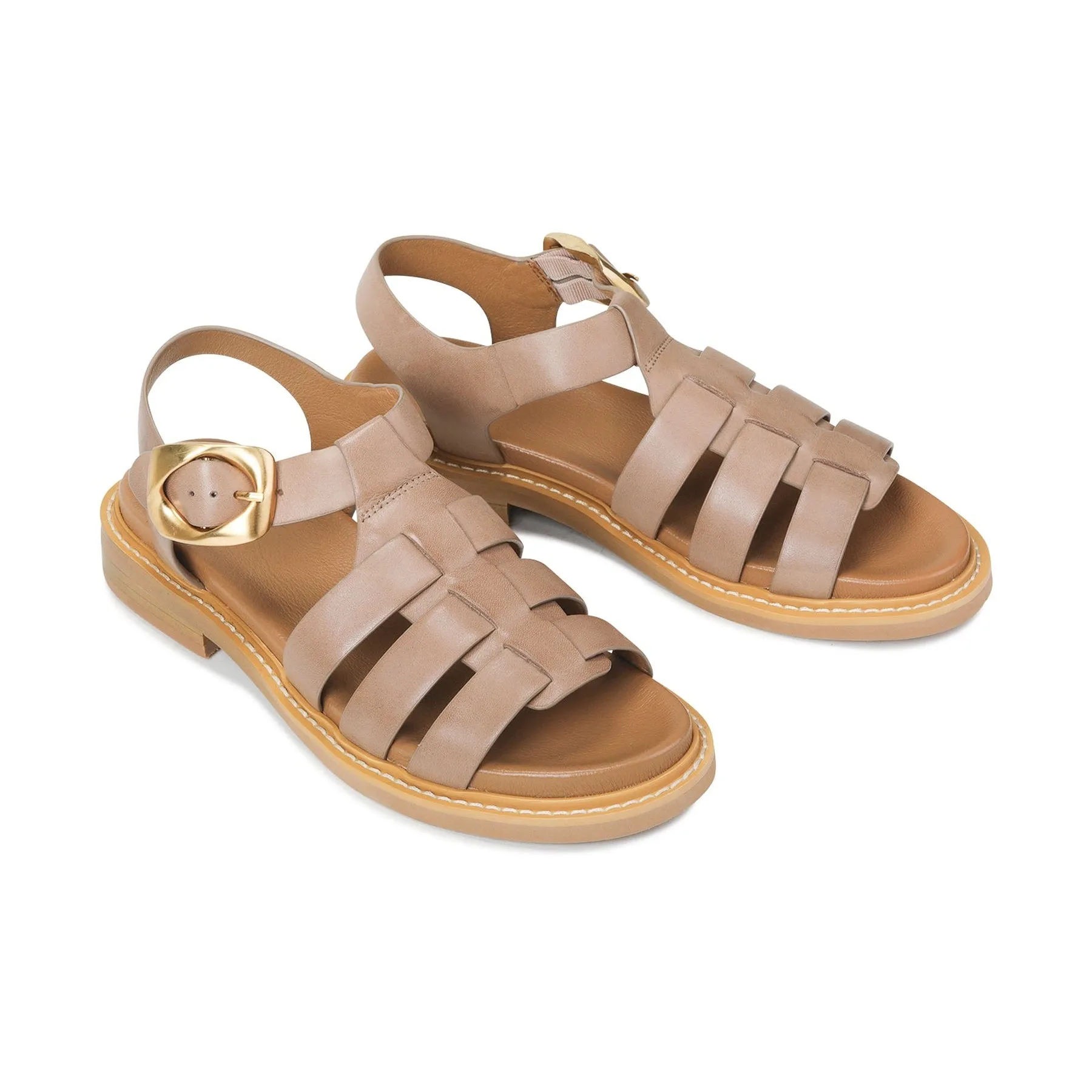 ORNAMENT SANDALS LEATHER