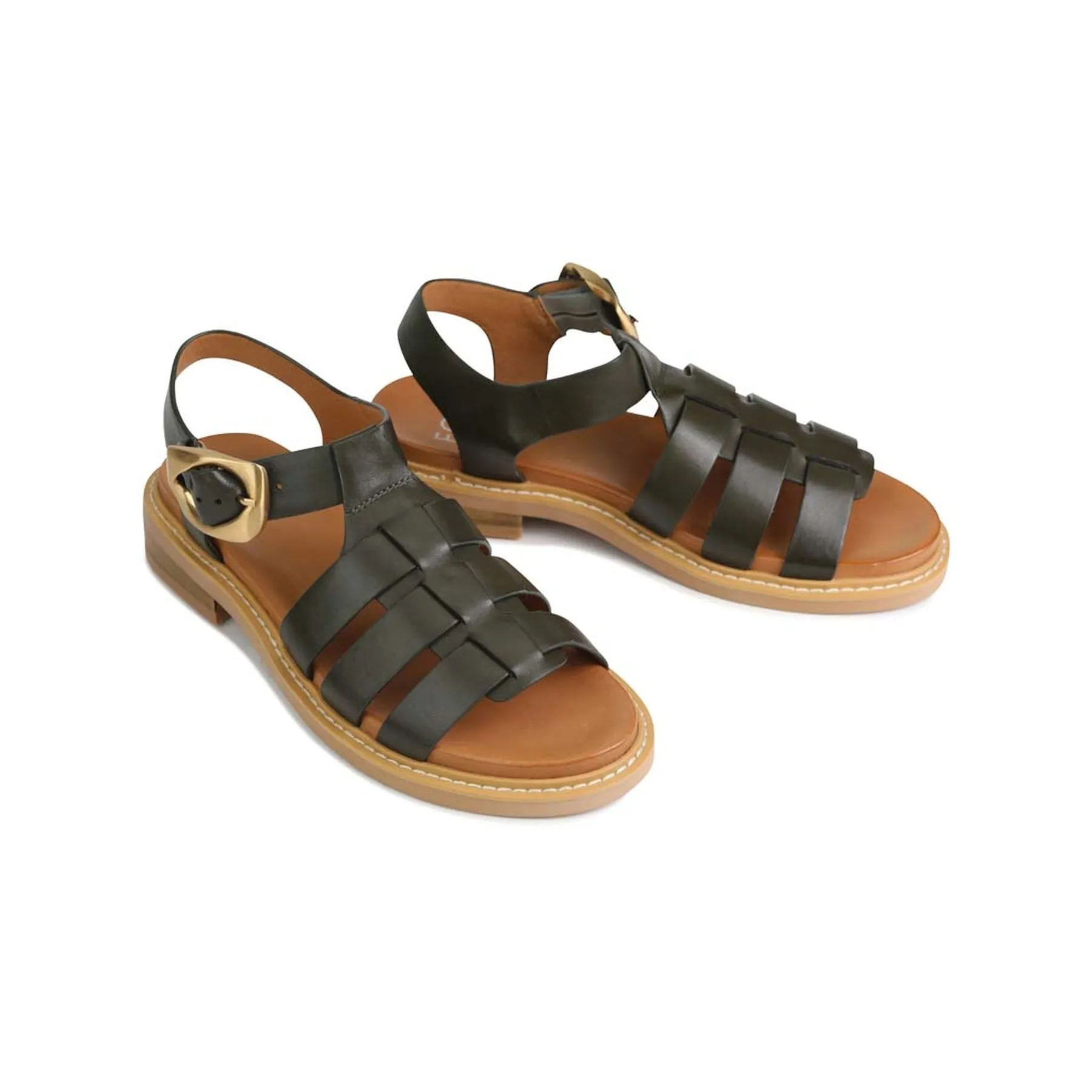 ORNAMENT SANDALS LEATHER