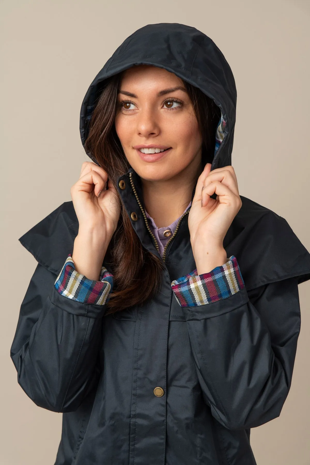 Outback Full Length Waterproof Raincoat in Nightshade