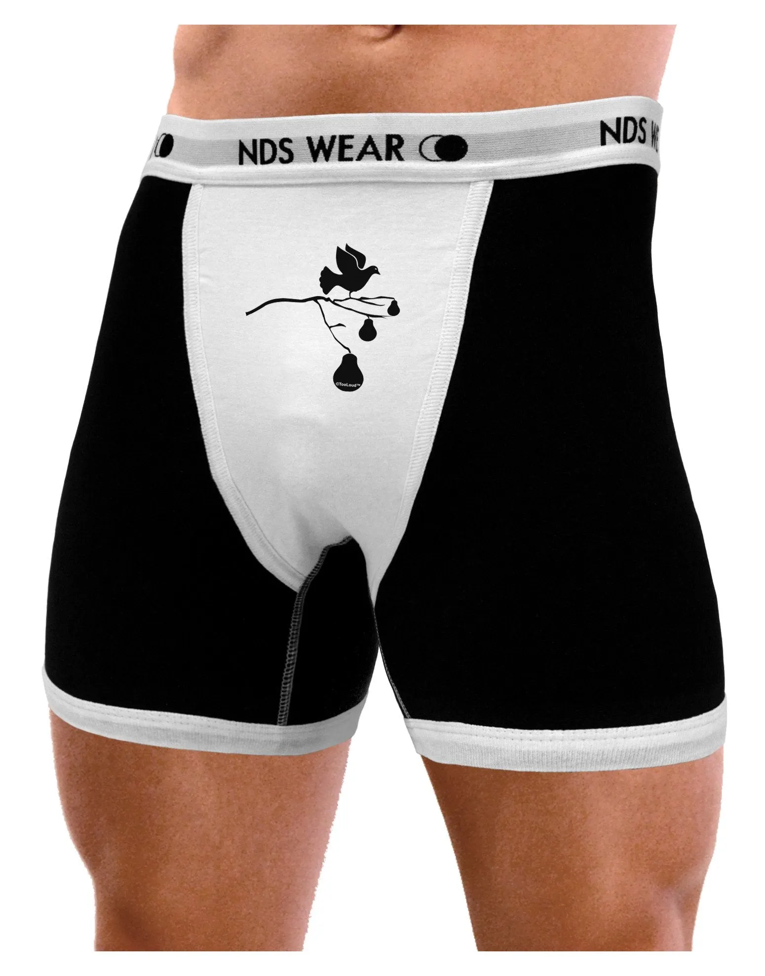 Partridge In A Pear Tree Mens Boxer Brief Underwear