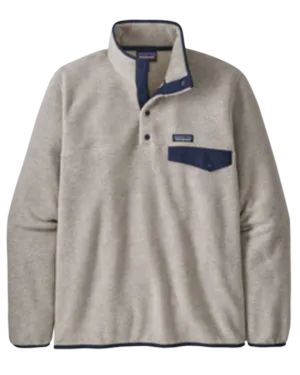 Patagonia Light Weight Synch Snap-T Pullover - Oatmeal Heather