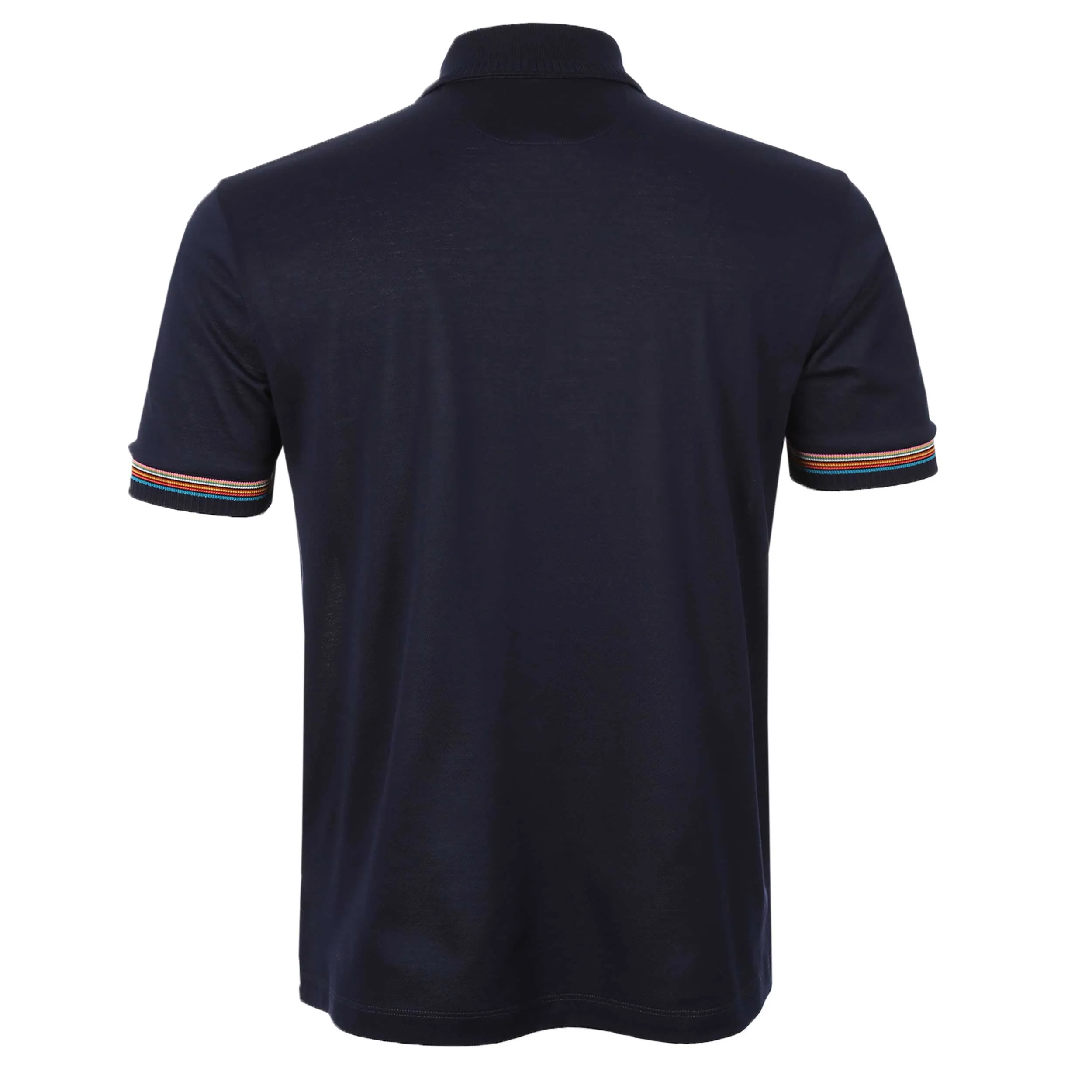 Paul Smith Zip Polo Shirt in Navy