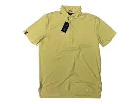 Polo Golf Ralph Lauren Men's Yellow Classic Fit Stretch Lisle Polo (L)