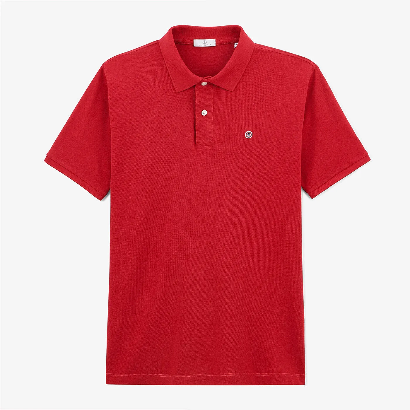 Polo piqué Lucas rouge