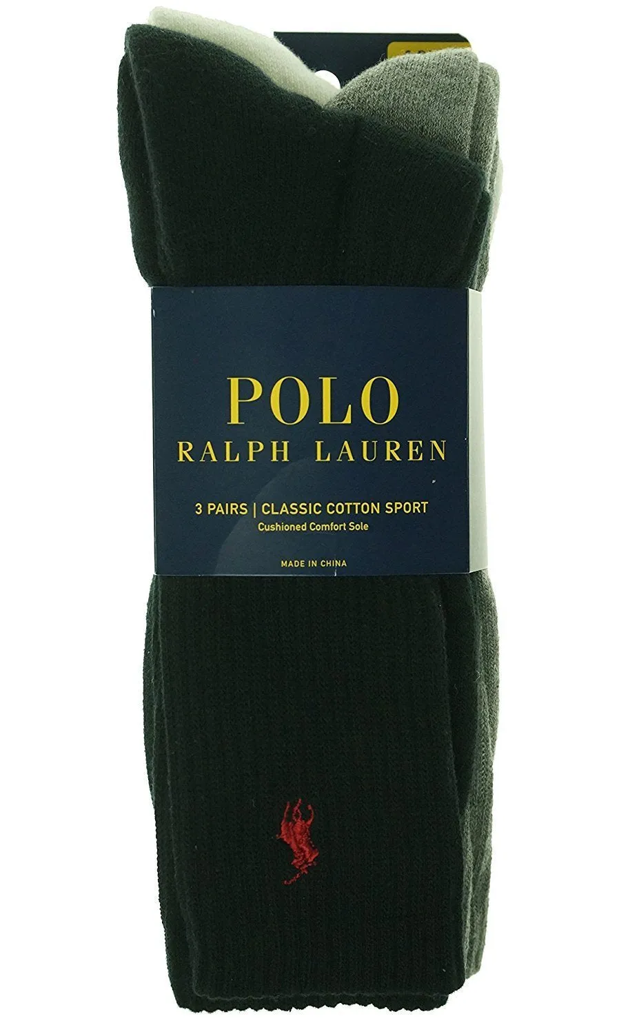 Polo Ralph Lauren 3-Pack Crew Sport Socks