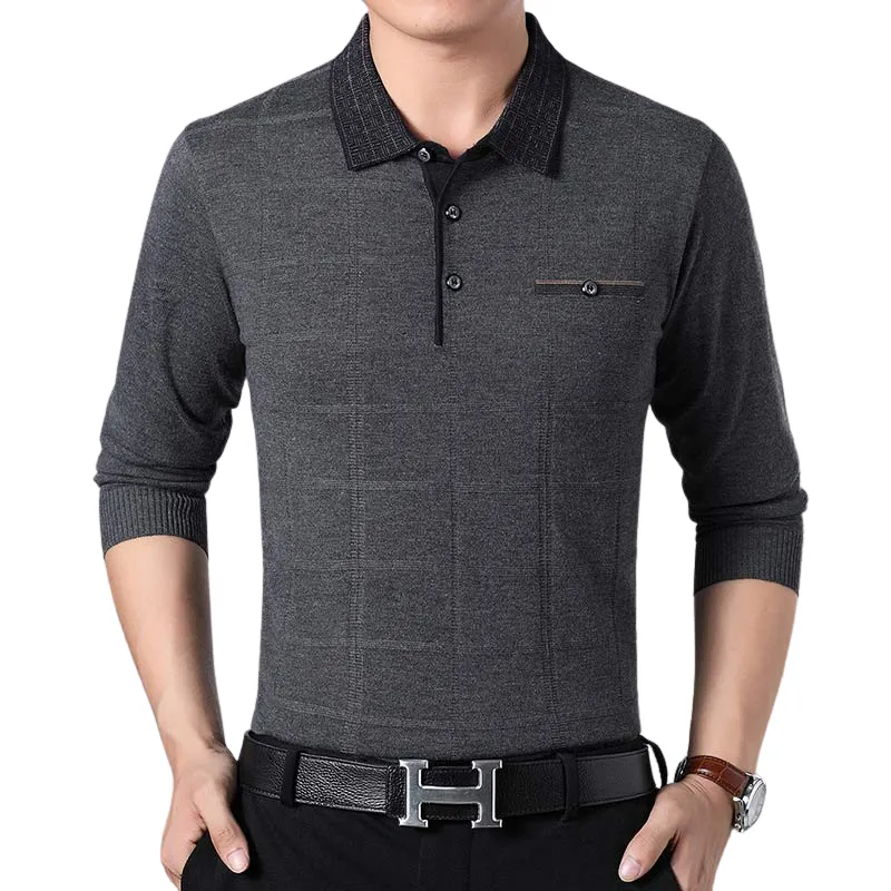 Pologize™ Buttoned Long Sleeve Polo Shirt