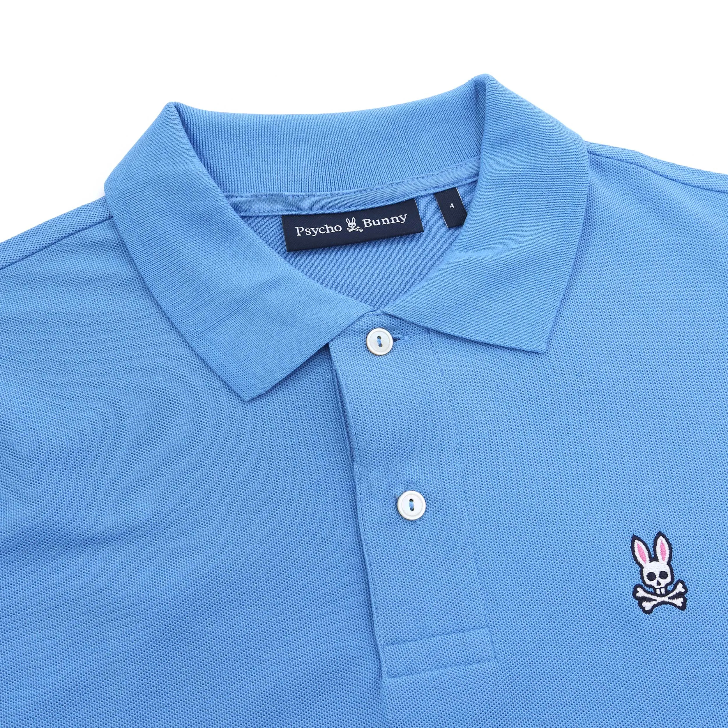 Psycho Bunny Classic Polo Shirt in Marina Blue