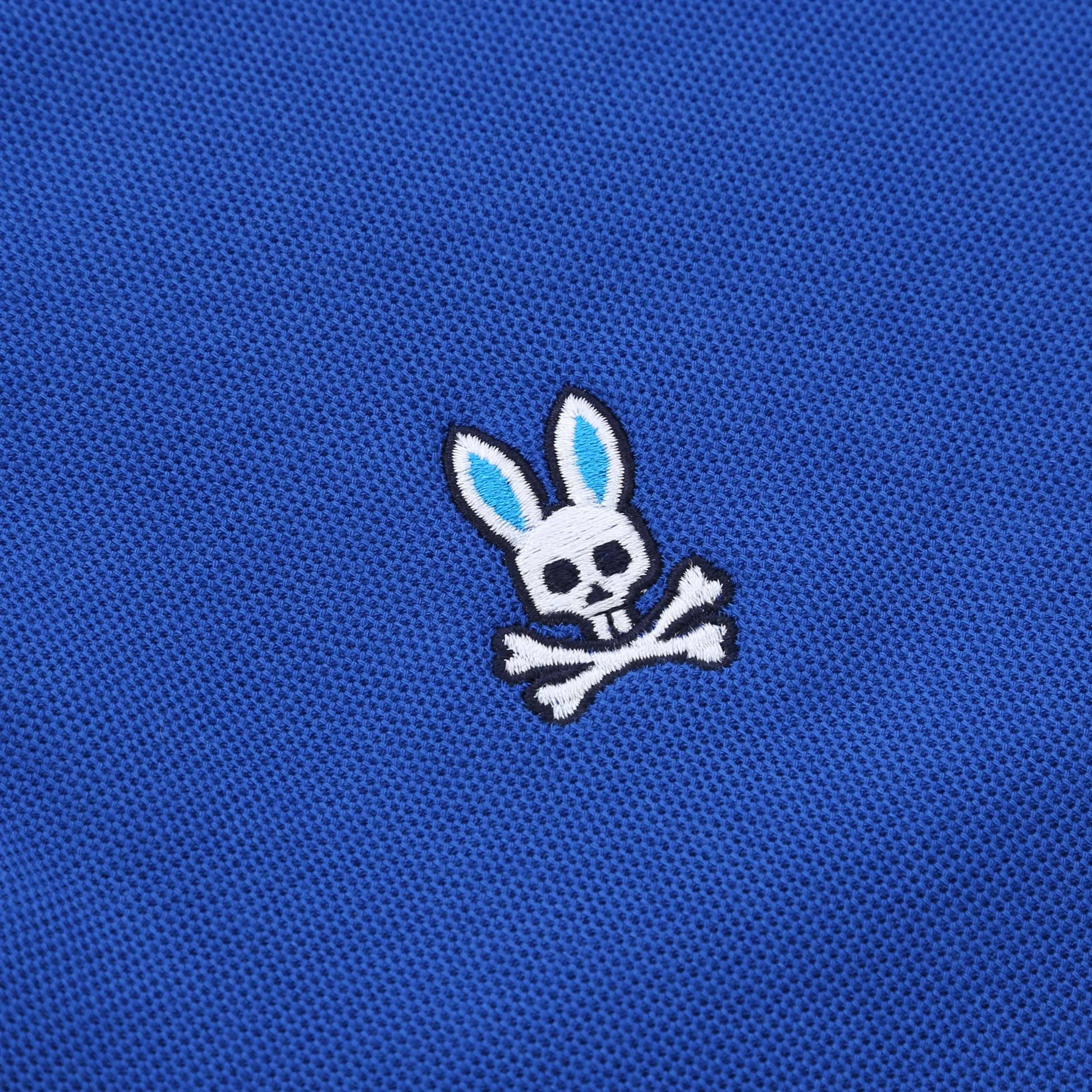 Psycho Bunny Norris Pique Polo Shirt in Surf The Web