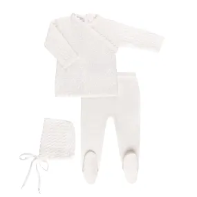 Raz Layette Set ~ Off White