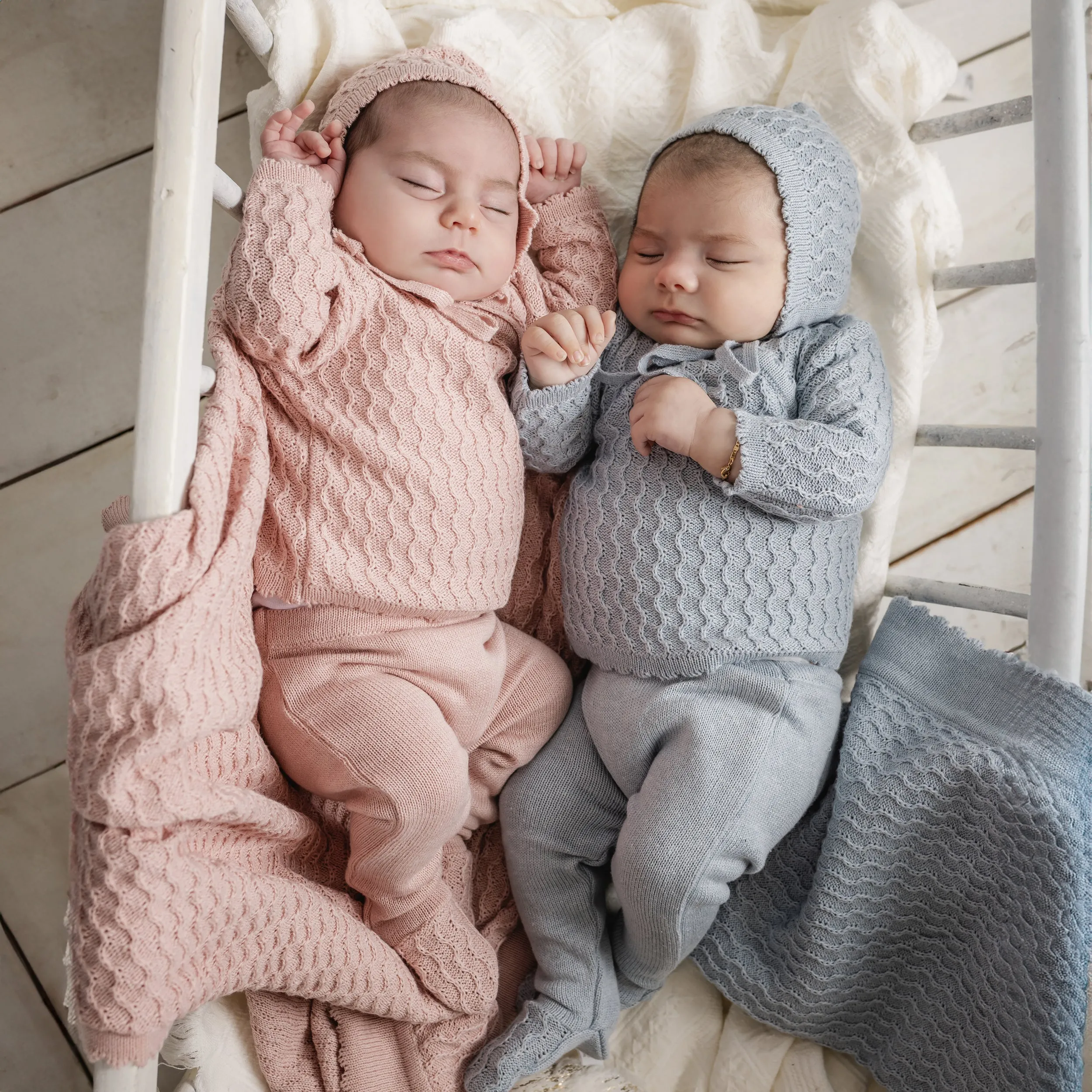 Raz Layette Set ~ Powder Blue