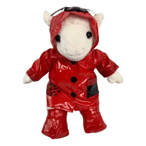 Red Lady Bug Raincoat Lambert the Lamb Gift Set