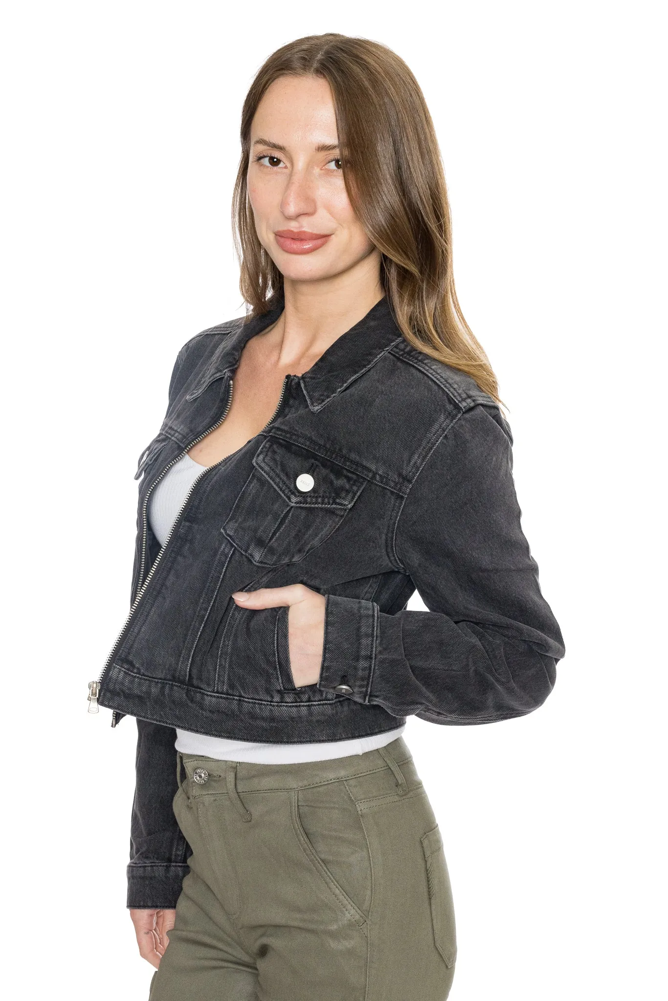 Relaxed Vivienne Crop Jacket