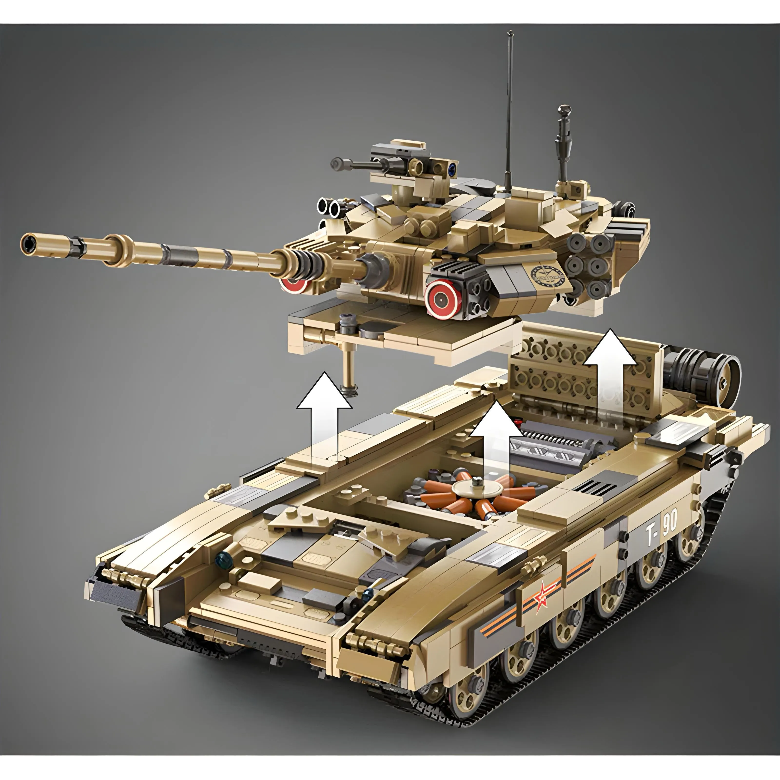 REMOTE CONTROLLED TANK | 1724PCS