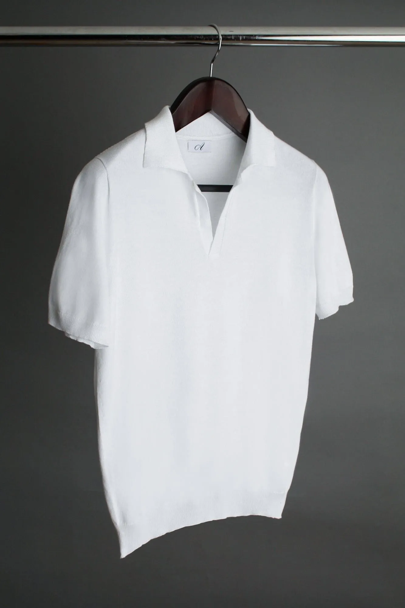 Rocky V-Neck Cotton Polo