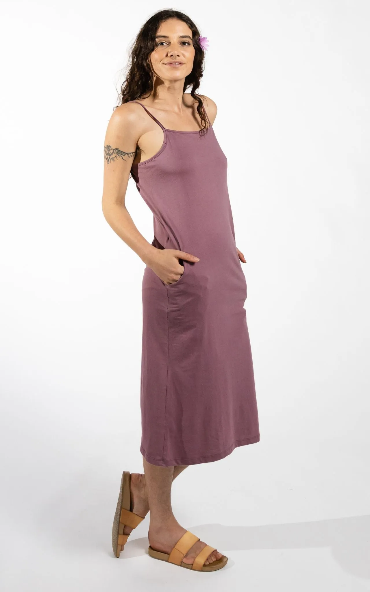 Rumi Dress - Dusty Mauve