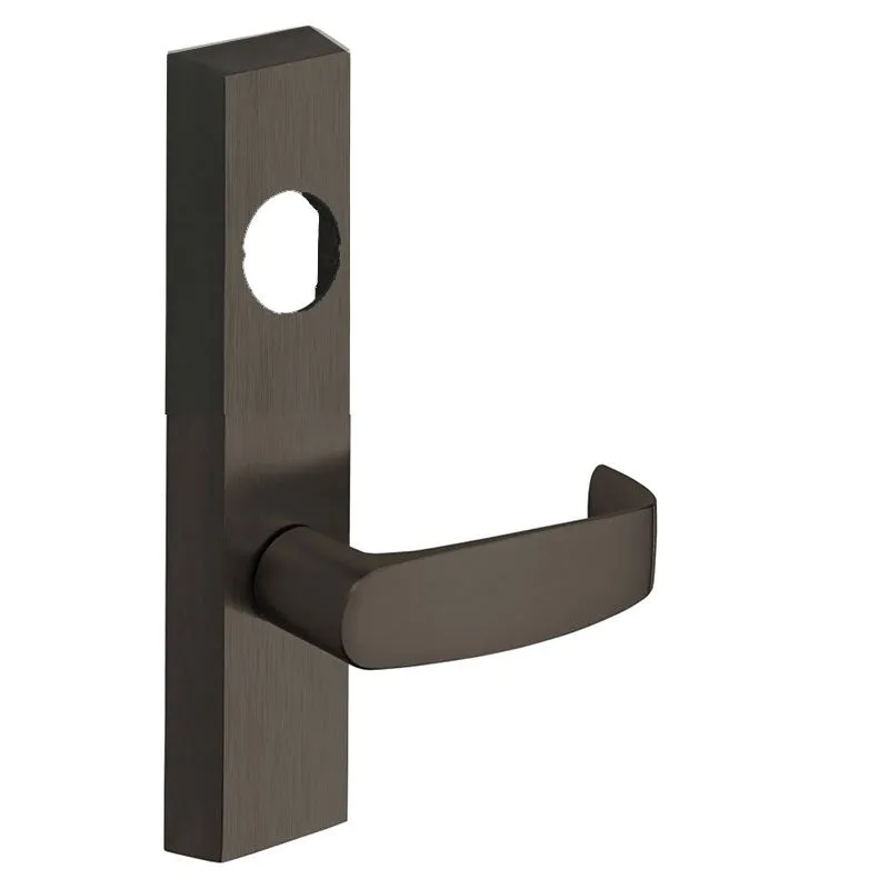 Sargent LC-706-4-ETL Exit Device Trim, Key Locks/Unlocks Lever Trim For 8400 & 8600 Series Concealed Vertical Rod Exit Devices, Handed, Less Cylinder