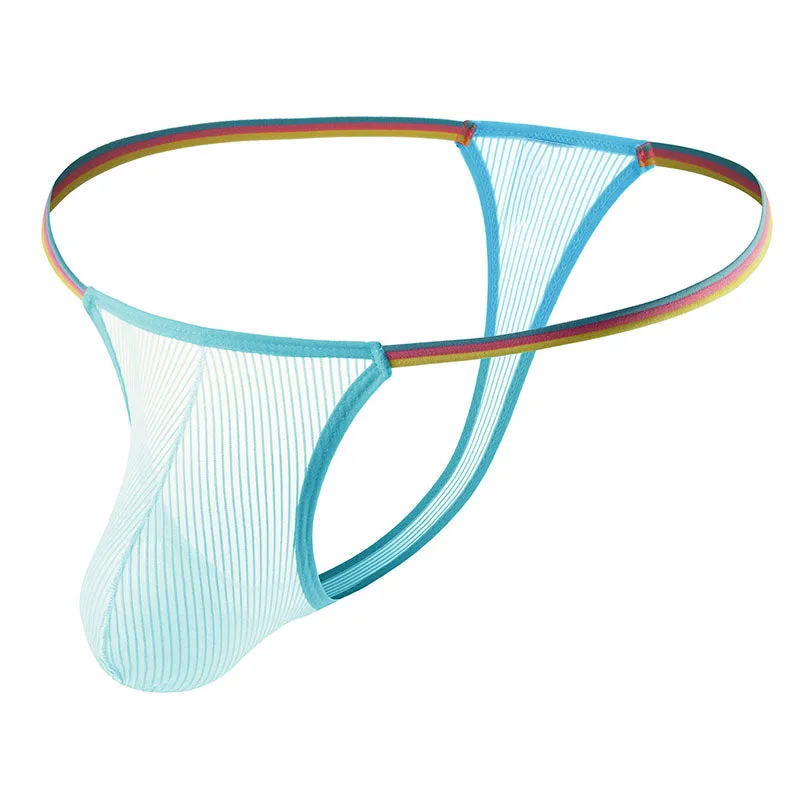 Sexy Translucent Elastic Nylon Men's Thong