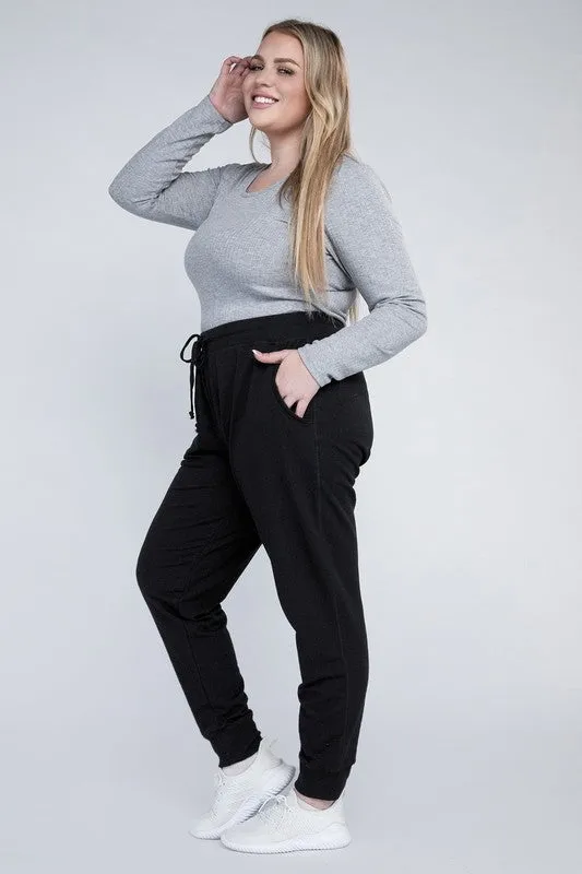 She's All That Plus-Size Jogger Pants