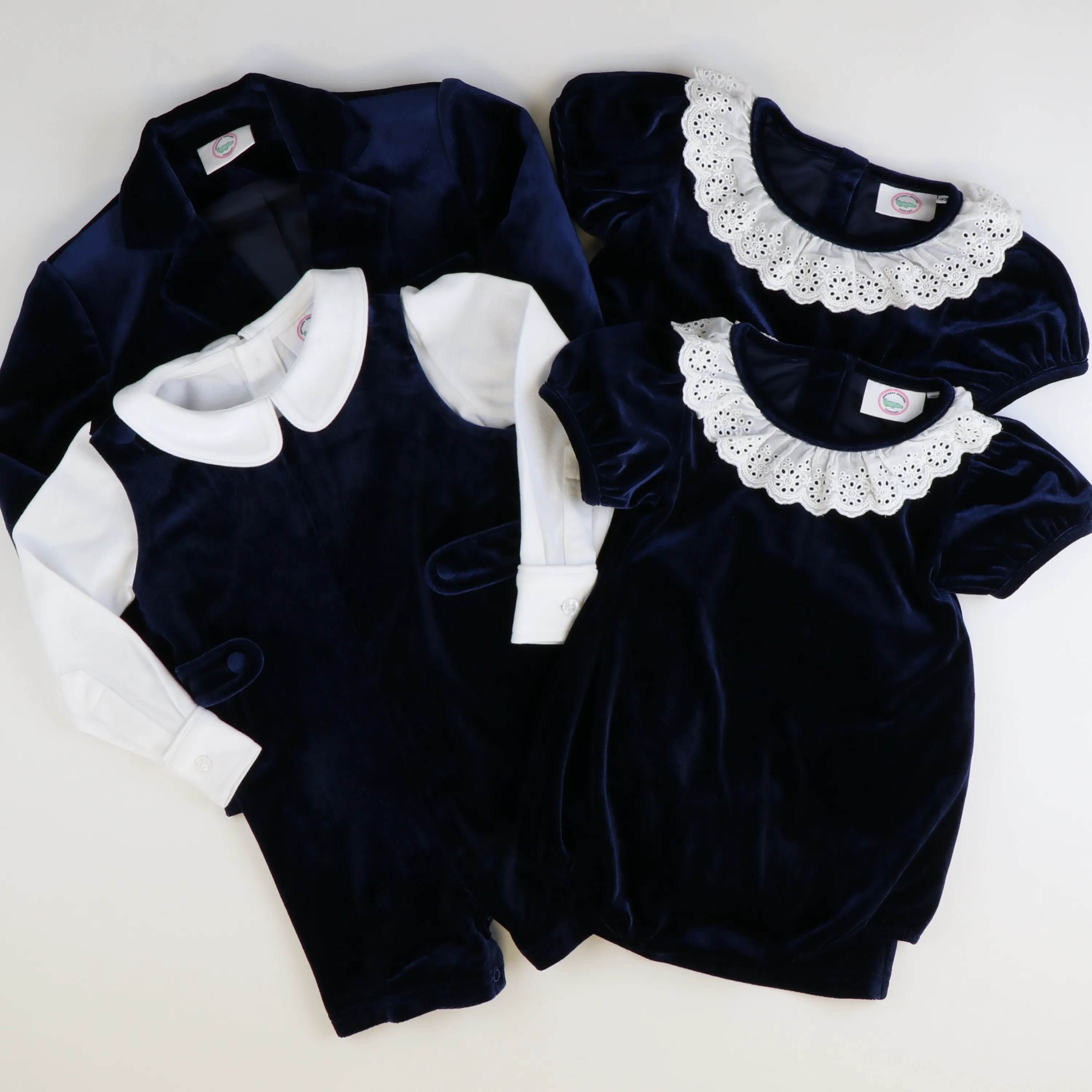 Signature Shortall - Navy Blue Velvet