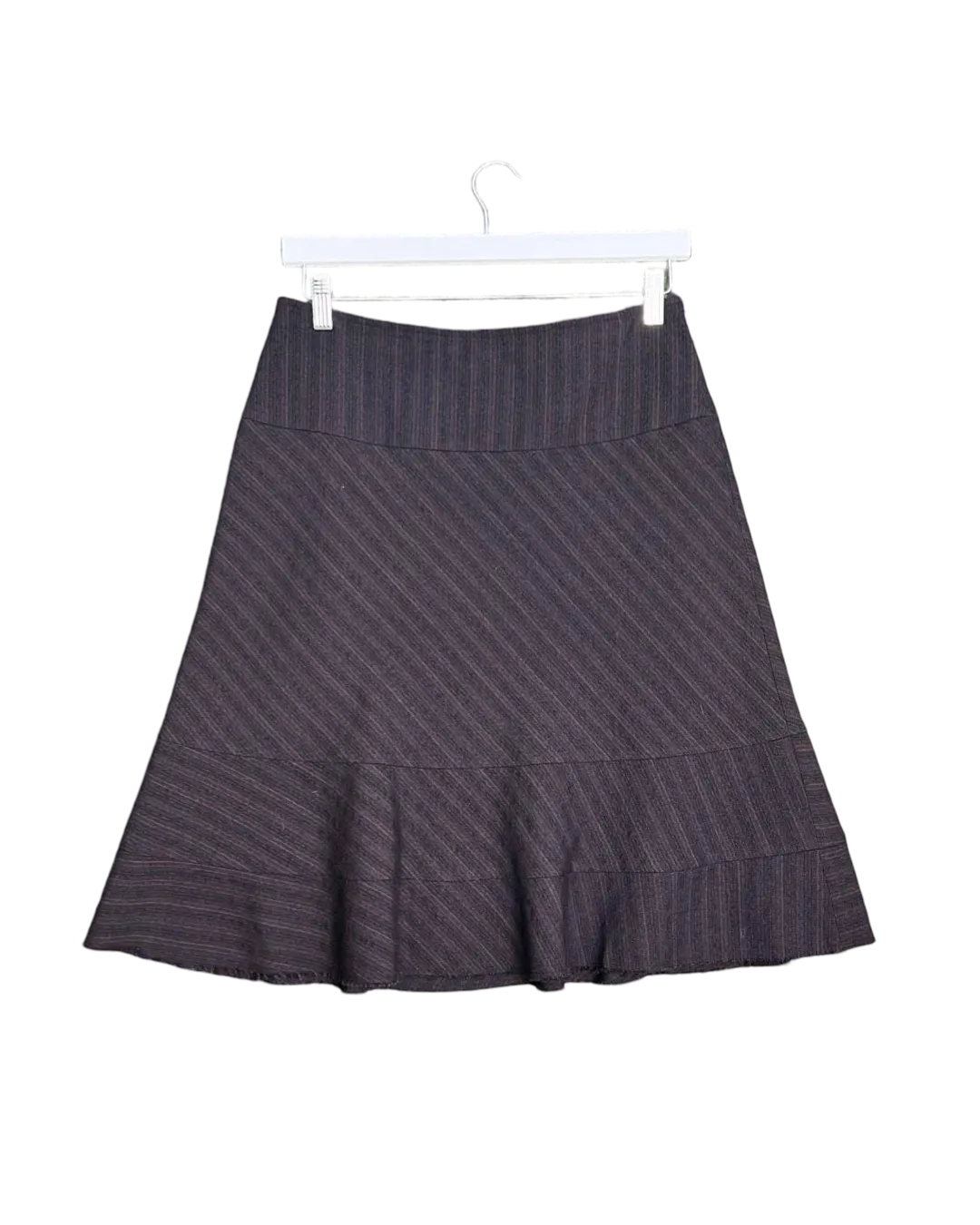 Size M - Junya Watanabe for Comme des Garçons Brown Stripe Midi Skirt