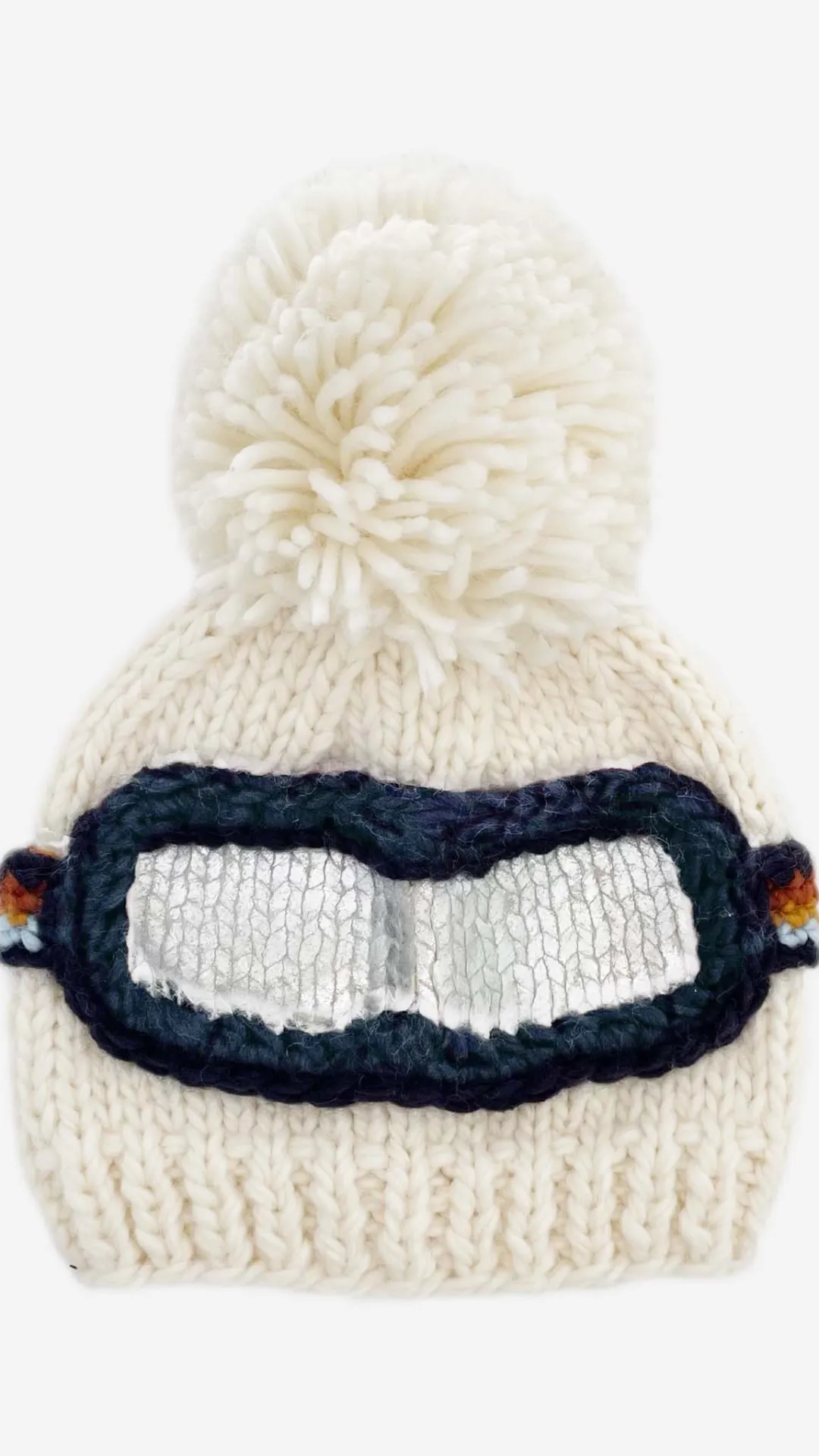 Ski Goggles Hat Winter Snow Beanie by Blueberry Hill