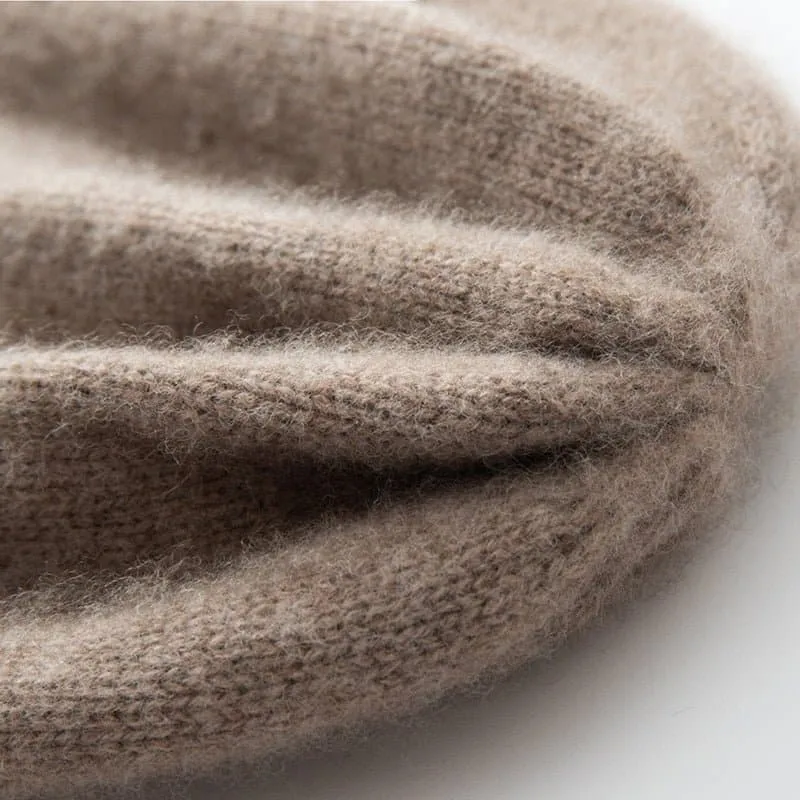 Soft Warm Cashmere Cap - Luxurious Winter Headwear for Men and Women | High-Quality Craftsmanship