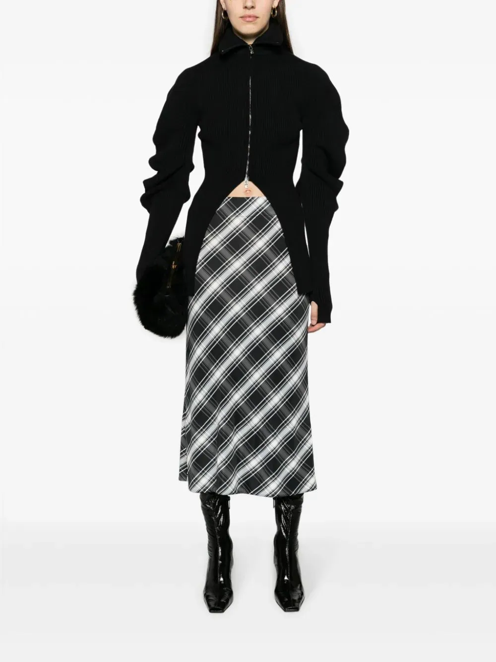 Straight Midi Skirt