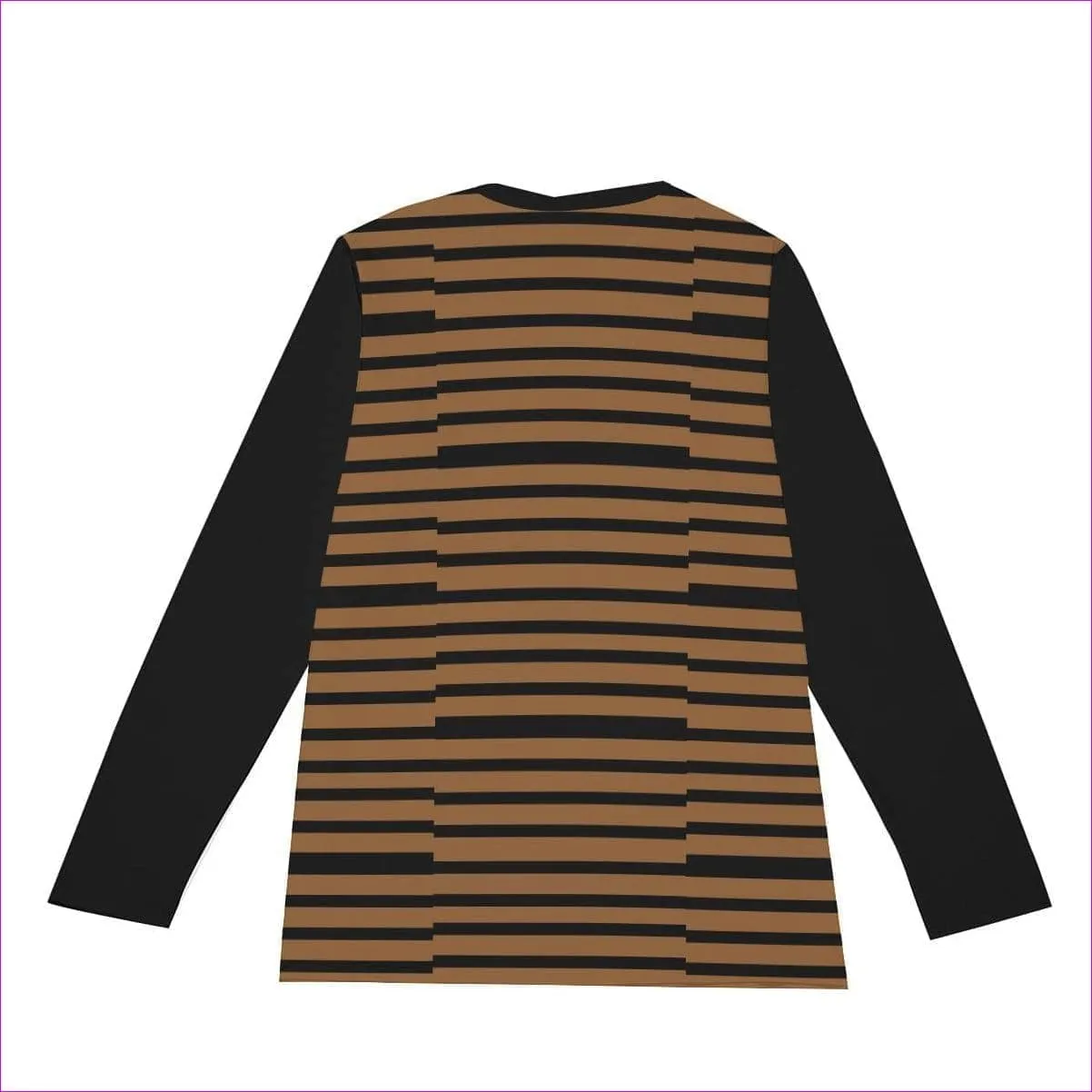 Striped Men's Organic Long Sleeve T-Shirt | Cotton