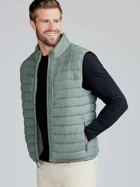 tasc Performance Men's Response Packable Puffer Vest in Shale