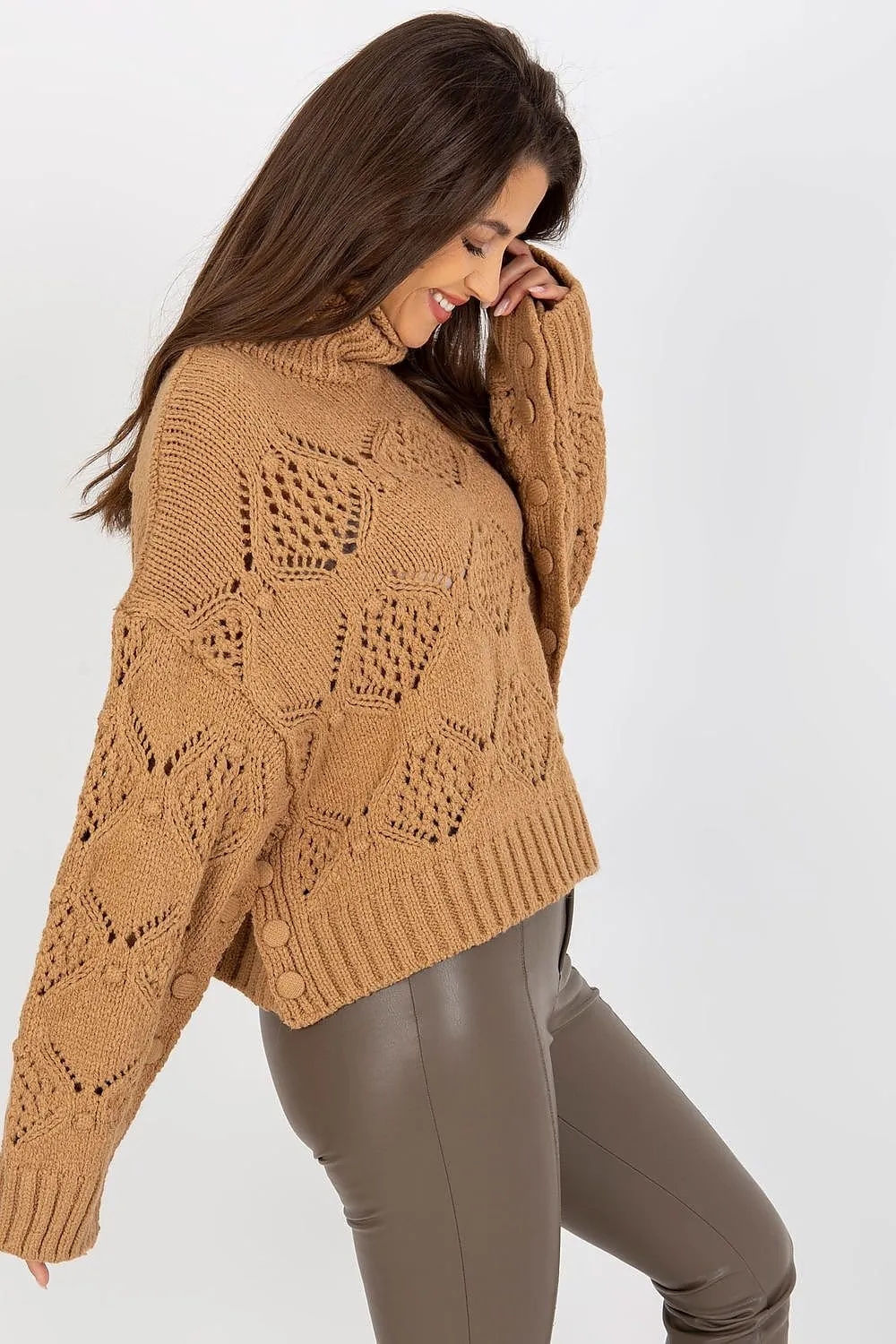 TEEK - Turtleneck Knitted Loose Sweater