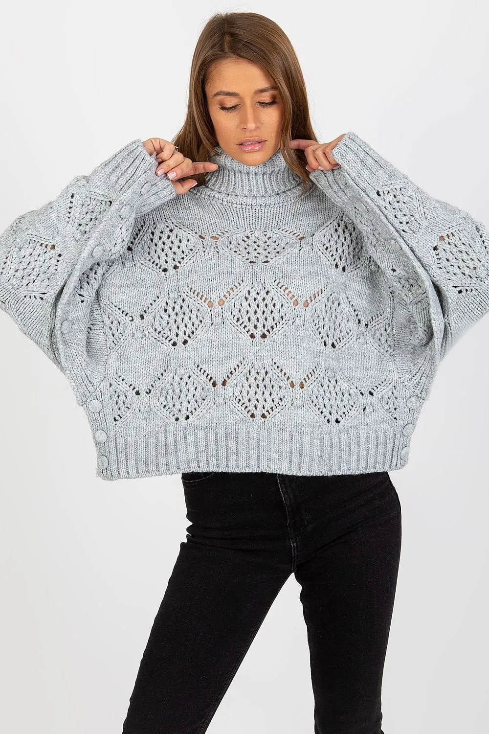 TEEK - Turtleneck Knitted Loose Sweater