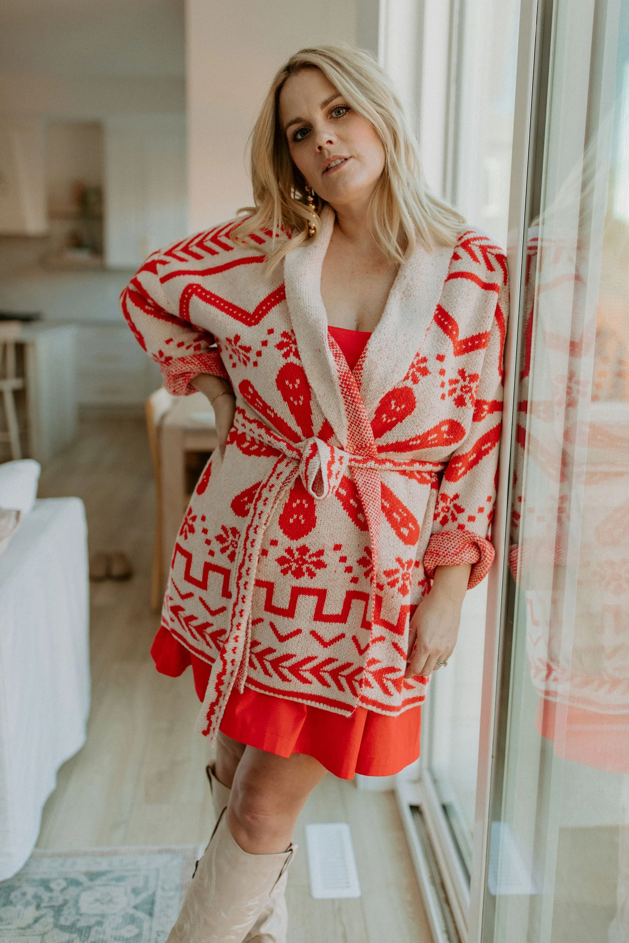 The Axl Mini Dress by Saltwater Luxe - Flame