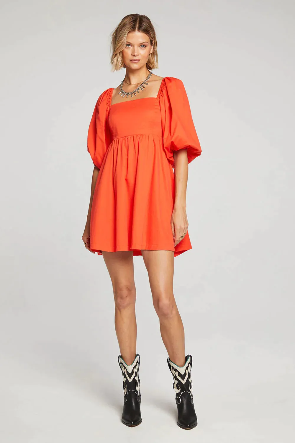 The Axl Mini Dress by Saltwater Luxe - Flame