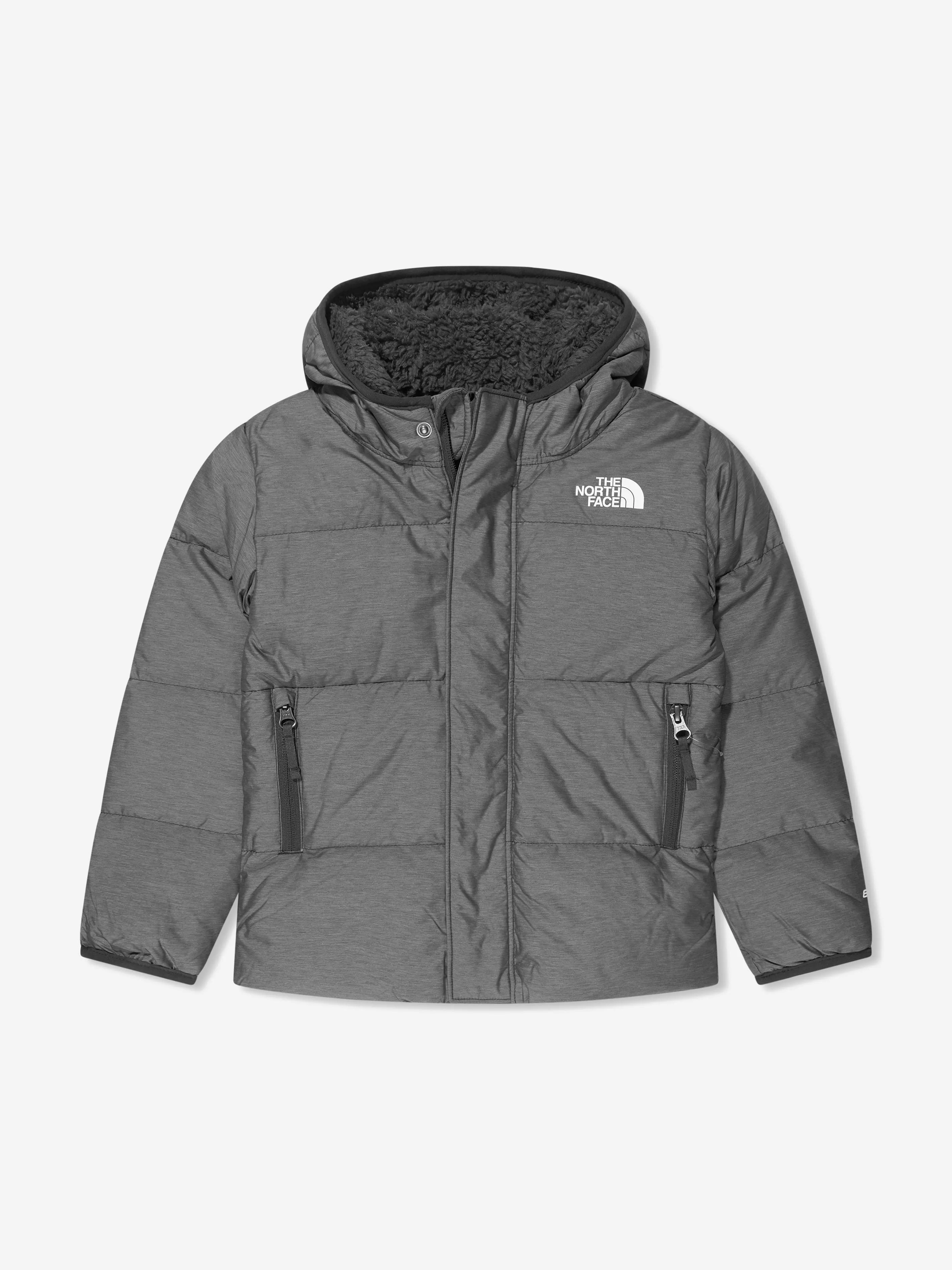 The North Face Kids North Down Hooded Jacket in Grey