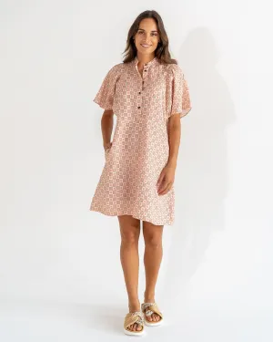 TICINO MINI DRESS | Geo Floral